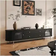 TV Stand Tv Cabinet Simple Modern Floor Cabinet Living Room Multifunctional Tv Cabinet with Metal Cabinet Legs TV Cabinet