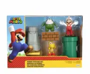 Super Mario World Nintendo Play Set Mario 2" Fire Mario, Red Koopa Troopa