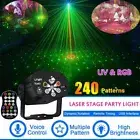 480 Pattern RGB Laser Light LED Projector Light USB Stage Light Halloween Party