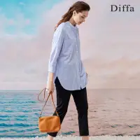 在飛比找momo購物網優惠-【Diffa】造型口袋黑色長褲-女