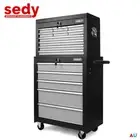 15 Drawer Tool Box Chest Cabinet Mechanic Garage Storage Trolley Grey Workshop