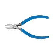 Klein Tools D244-5C Pliers, Electronic Diagonal Flush Cutters, 5-Inch