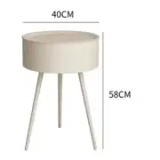 Shelf Auxiliary Nightstand Dresser Makeup Living Room Interior Bedside Table Sto