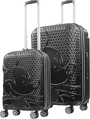 [Disney] Ful Mickey Mouse 2 Piece Rolling Luggage, Hardside Suitcase