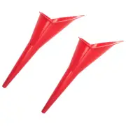 2 Pcs Oil Change Tools Funnel with Hose Long Mouth Kerosene