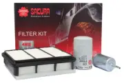 SAKURA AIR OIL FUEL FILTER KIT FOR HOLDEN RODEO RA, COLORADO RC 3.6L LCA V6