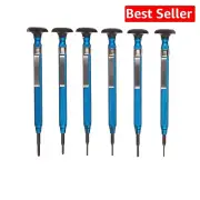 Lightweight Anodized Screw Extractor & Screwdriver Set - 6 Pieces for Precision