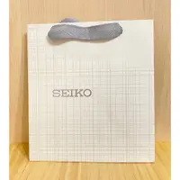 在飛比找蝦皮購物優惠-魔法小屋🏡  SEIKO 精工 提袋 紙袋 細格子 灰提把