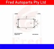 Fred Ac Condensor For TOYOTA Corolla 2019.Hybrid MZEA12.AURIS.Lexus.UX200.UX260H