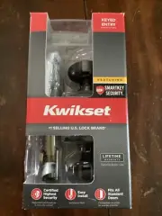 NEW Kwikset Juno Keyed Entry Knob SmartKey Venetian Bronze Door Knob