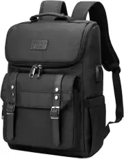 YALUNDISI Vintage Backpack Travel Laptop Backpack with usb Charging Port for Wom