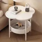 2 Tier Side Table Coffee Table Modern Furniture Organizer Small Tea Table Side