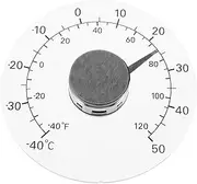 Gatuida Simple Temperature Gauge Home Temperature Gauge Professional Thermometer Window Room Thermometer
