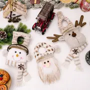 3 Pack Christmas Santa Claus Snowman Reindeer Xmas Door Hanging Home Decoration