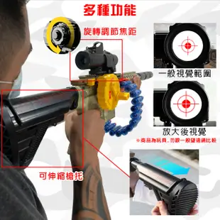 玩具槍 電動+手動 M416 連發軟彈槍(24發彈鏈) 電動玩具步槍 軟彈槍 水彈槍 生存遊戲 (5.7折)