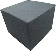 Square Ottoman Cover, Ottoman Slipcover, Small Footstool Cover, Cube Ottoman Slip Covers Jacquard Stretch