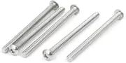 uxcell M4x60mm 316 Stainless Steel Round Button Head Hex Socket Cap Screw Bolt 5pcs