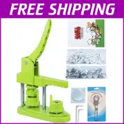 Instant DIY Button Maker with 500 Parts & Circle Cutter - No Assembly Needed