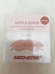 New Pair Of 2 Nipple Covers Round & Petal Shapes Reusable Hand Wash Natural Dry