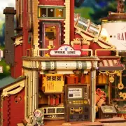 ROBOTIME 3D Puzzle Dream Gift Factory Music Box Toy Kits Jigsaw Puzzle Xmas Gift