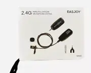 EASJOY 2.4G Wireless Lavalier Microphone System