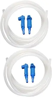 2pcs Brake Bleeder Hose Durable Oil Bleeder Connector for Changes Material Precision Prevent Leaks for Brake Fluid
