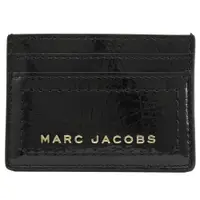 在飛比找PChome24h購物優惠-MARC JACOBS 馬克賈伯 浮雕LOGO漆皮信用卡名片