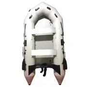 3M ( Grey ) Inflatable Boat Dinghy Tender Pontoon Rescue & Dive Boat Fishing Boa