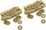 BATHVEVE 200pcs Feng Shui Retro Chinese Divination for Luck Success Prosperity for Home Party Decorations Random Styles Wealth Energy