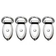 Bag Side Clip Buckle, 4Pcs Purse Strap Chain Connector (Silver 30mm)