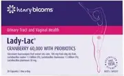 HENRY BLOOMS LADY-LAC Cranberry 60,000 with Probiotics 30c