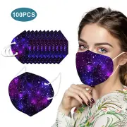 10-100PCS 5-Layer Mask Disposable Respirator 3D Protective Breathable Mask Cover