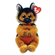 TY Beanie Babies Ace Brown German Shepherd 8” Beanie Baby - New, With Tags