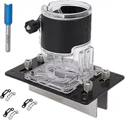 Router Groove Milling Machine, Router Slot Holder - 2-in-1 Wood Router Base, Wood Cutter Slot Holder, Woodworking Router Base, Precise Slot Finder