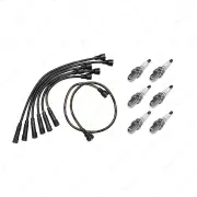 6 NGK Spark Plugs + Bosch Leads for Toyota Landcruiser FJ 40 45 60 70 FJ75 FJ80