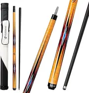 CUEDESG Carbon Fiber Pool Cue Stick 10.5mm/11.8mm/12.5mm,Low Deflection Pool Stick,Professional Cue Stick with Case(3/8-8 Teeth)