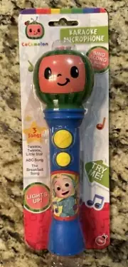 Cocomelon Sing Along Karaoke Microphone Lights Up 2021 Toddler Toy