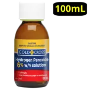 Gold Cross Hydrogen Peroxide 6% 100mL Solution Disinfectant Antiseptic GoldX