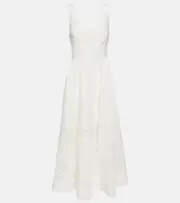[Zimmermann] Zimmermann Anglaise cotton midi dress AU 14 white
