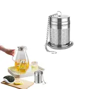 Stainless Steel Tea Infuser for Loose Tea Extra Fine Mesh Tea Strainer with Drip Tray
