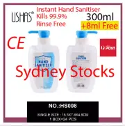 308ml ANTI-BACTERIAL Hand Sanitiser KILLS 99.9% GERMS Sanitizer GEL68% ALCOHOL