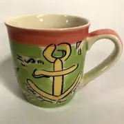 Alpha Sigma Tau Sorority College Alexandra Mug Anchors coffee tea cup New Unused