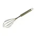 Manual Golden Stainless Steel Milk Frother Blender Mixer Egg Beater Whisk