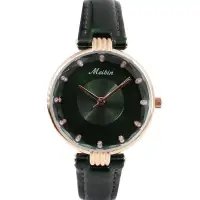 在飛比找博客來優惠-MEIBIN M1165L 時尚簡約同心圓光澤皮帶淑女腕錶 