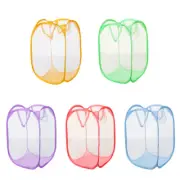 Foldable Pop Up Mesh Washing Laundry Basket Bag Net Hamper Toy Tidy Storage