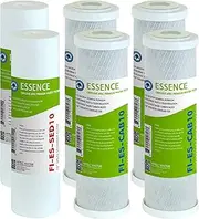 APEC Filter-Set-ESX2 2 Sets of High Capacity Replacement Pre-Filter Sets for Essence Series Reverse Osmosis Water Filter System Stage 1, 2&3, Pack of 2 Sediment and 4 Carbon Black Filters