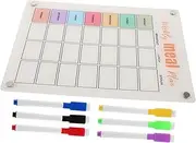 TEHAUX Magnetic Weekly Planner Fridge Calendar Reusable Menu Board Dry Erase Home Office Restaurant Planner