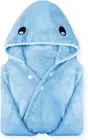 Hooded Shark Towel For Kids 100% Cotton For Beach, Bath, Pool 27x55 Inches