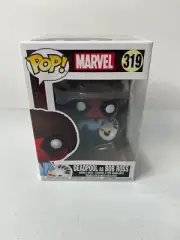 Funko Pop Marvel: Deadpool as Bob Ross Vinyl Bobble-Head #319