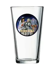 Halloween - Beetlejuice - 16oz Pint Beer Glass Barware Seltzer Cocktail Tea 23-1
